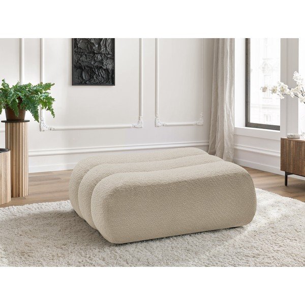 Beež buklee kangast jalapink Azra - Bobochic Paris-image-1