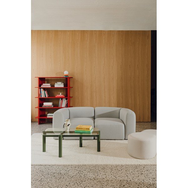 Roheline kohvilaud klaasist pealispinnaga 55x105 cm Kob - noo.ma-image-3