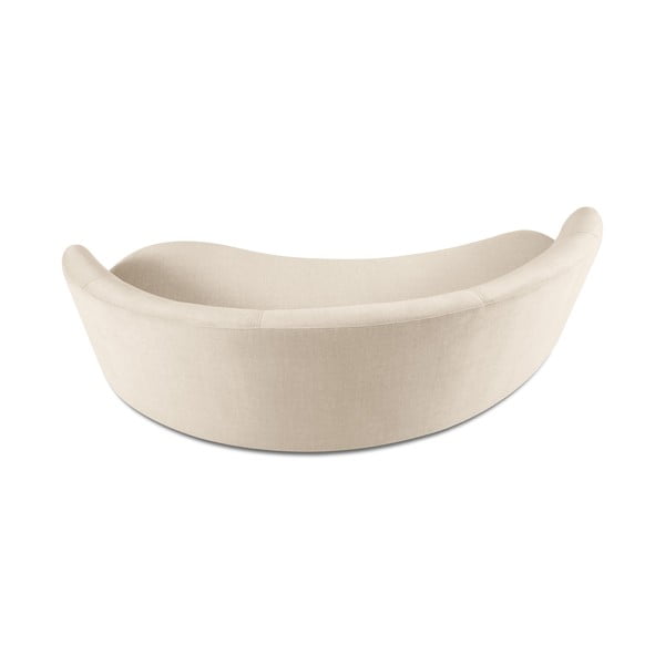 Beež sametist asümmeetriline diivan , paremal pool Debbie - Mazzini Sofas-image-3