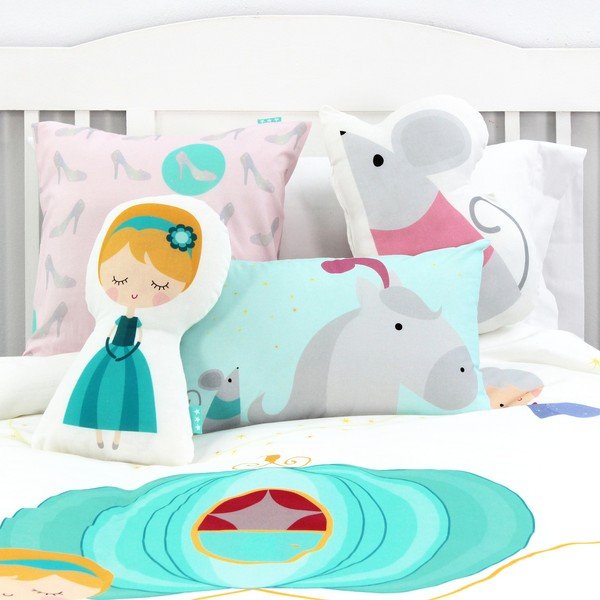 Pööratav puuvillane padjapüürileht , 50 x 30 cm Pumpkin - Mr. Fox-image-3