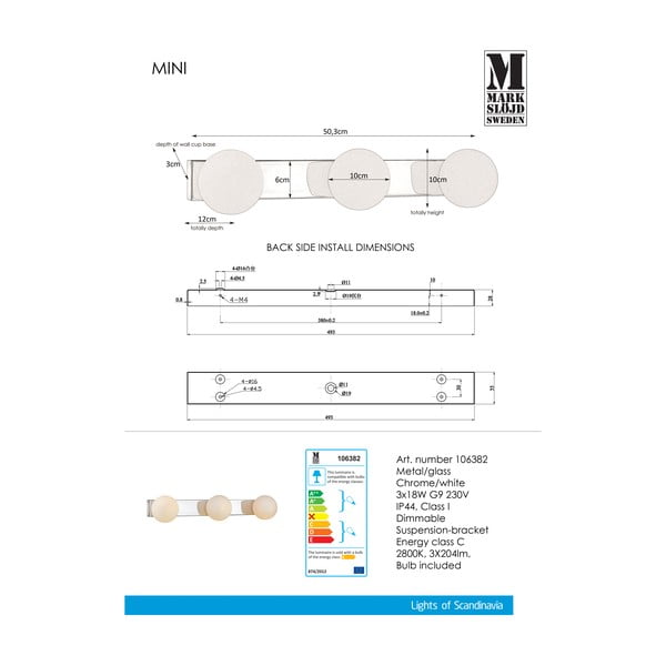 Seinavalgusti MinI - Markslöjd-image-2