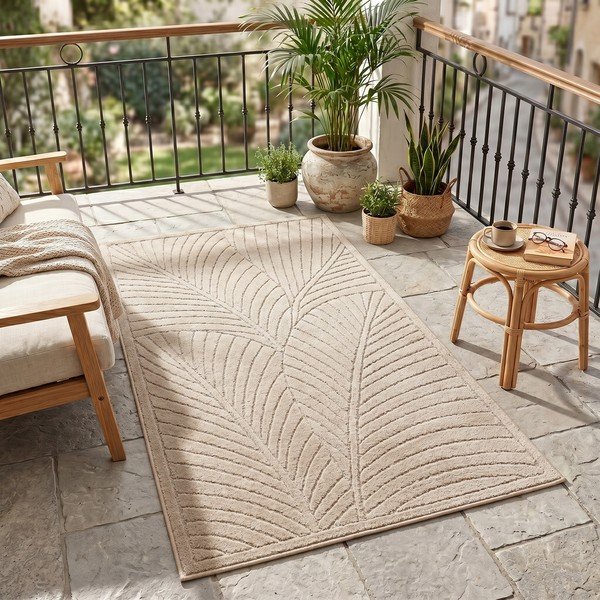 Beež sise- ja välistingimustes kasutatav jooksja 80x250 cm Nova 1203 - Ayyildiz Carpets-image-1