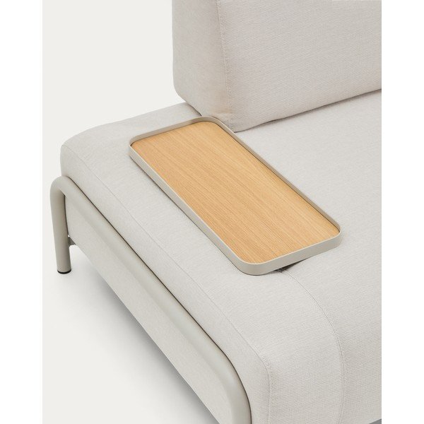 Beež šenillist mooduldiivan 200 cm Compo - Kave Home-image-1