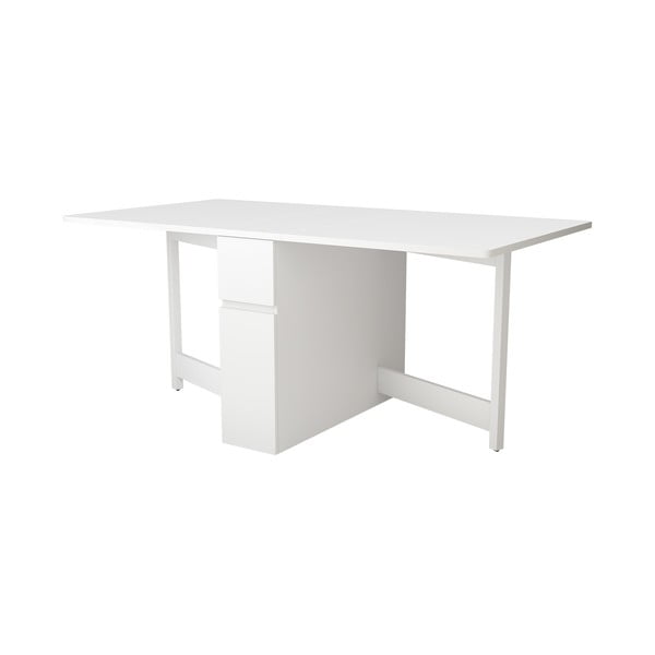 Valge kokkupandav multifunktsionaalne laud Kungla - Woodman-image-3