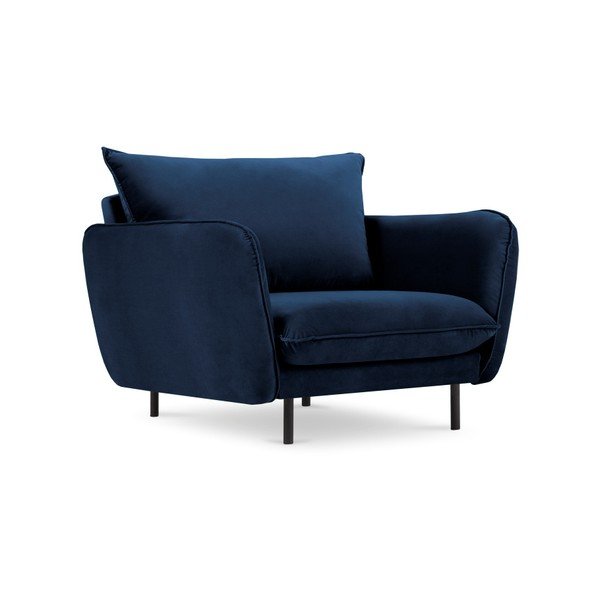 Sinine sametist tugitool Vienna - Cosmopolitan Design