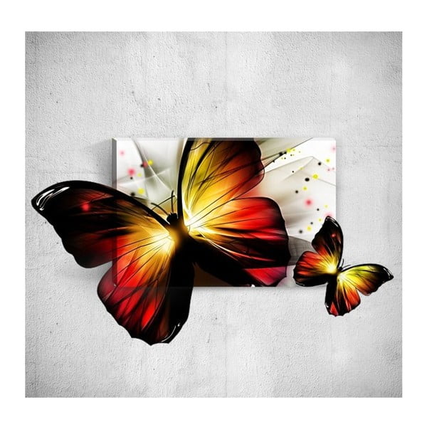 Nástěnný 3D obraz Mosticx Butterfly, 40 x 60 cm