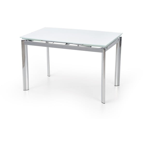 Rozkládací jídelní stůl s bílou deskou Halmar Lambert, délka 120 - 180 cm