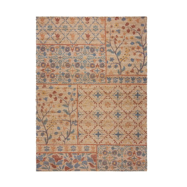 Käsitsi kootud džuudist vaip 200x290 cm Taylor Patchwork - Flair Rugs