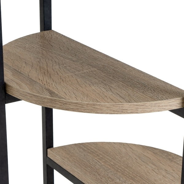 Must-tammespooniga riiul 40x80 cm - Casa Selección-image-1