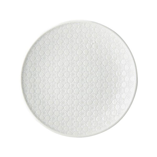 Valge keraamiline taldrik Star, ø 25 cm White Star - MIJ