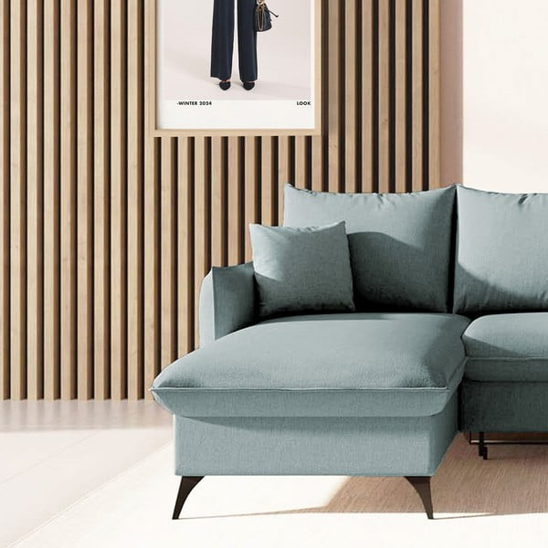 Helesinine panipaigaga nurgadiivanvoodi (vasak nurk) Brim - Rodier-image-4