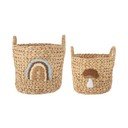 Laste vesihüatsindist mänguasjakorvid 2tk komplektis ø 32x32 cm Agnes - Bloomingville Mini