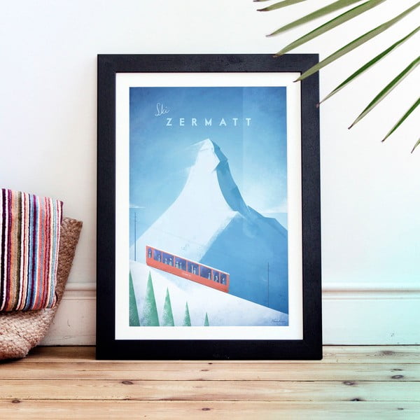 Plakat , 30 x 40 cm Zermatt - Travelposter-image-1