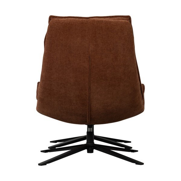 Pruun pöörlev šenillist tool koos jalatoega Kube - WOOOD-image-4