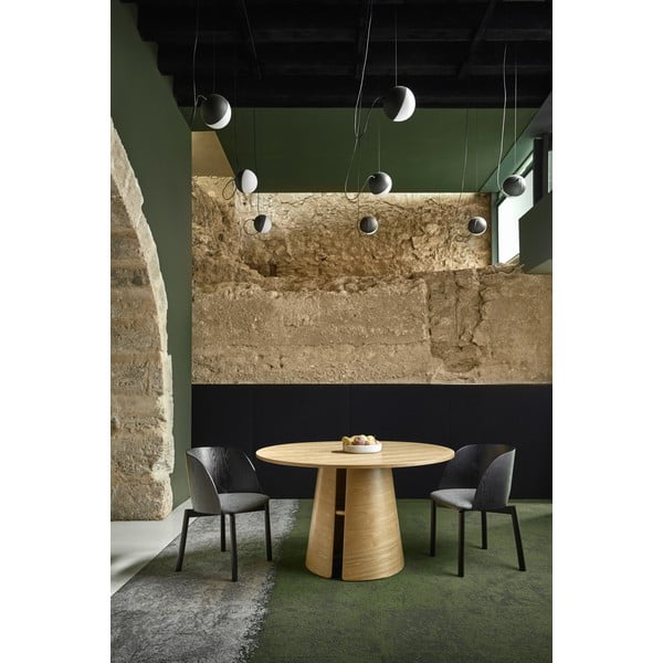 Tammedekooriga ümmargune söögilaud ø 137 cm Cep – Teulat-image-3