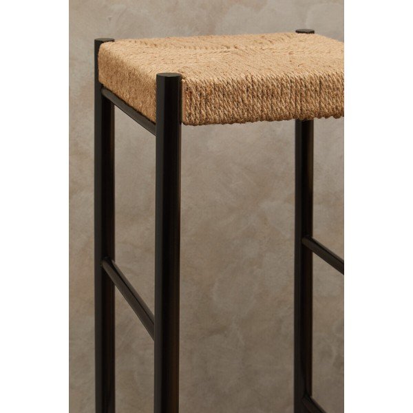 Must/naturaalsest pöögipuidust baaritool (istme kõrgus 72 cm) Bandar - Premier Housewares-image-4