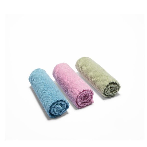 Komplekt 3 ümbertöödeldud mikrofiiberlappi, 30 x 30 cm. - Vileda-image-3