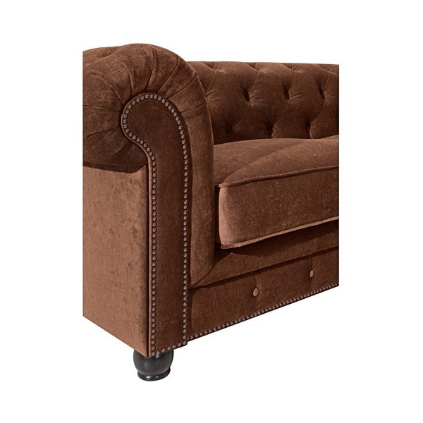 Hnědá pohovka Max Winzer Orleans Velvet, 196 cm-image-3