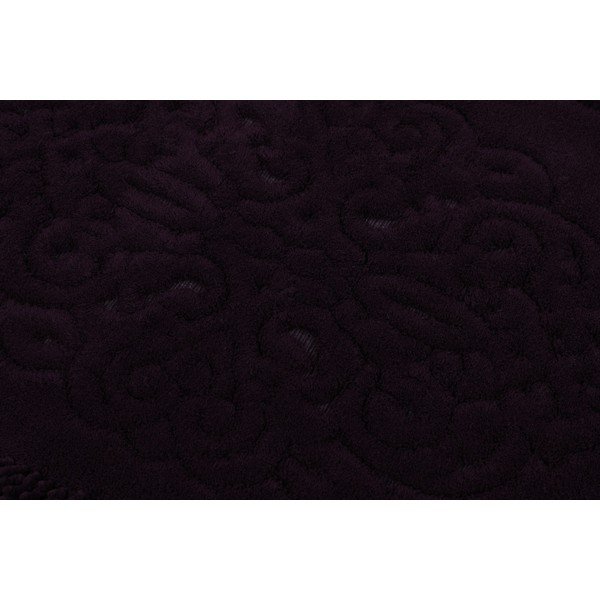 Sada 2 tmavě fialových bavlněných koupelnových předložek Confetti Bathmats Piante Purple-image-4