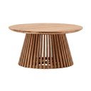 Teakist kohvilaud , ⌀ 80 cm Irune - Kave Home