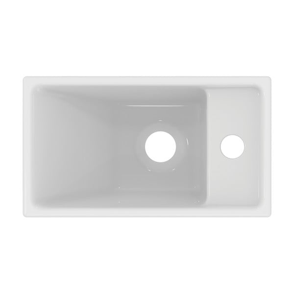 Valge keraamika väike vannitoa valamu  37x21 cm i.Life S – Ideal Standard-image-3