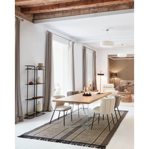 Must-naturaalne kahepoolne vetikavaip 200x300 cm Brunilda - Kave Home-image-1