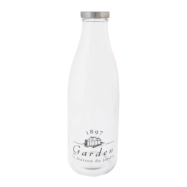 Sada 2 skleněných lahví na mléko Ego Dekor Garden