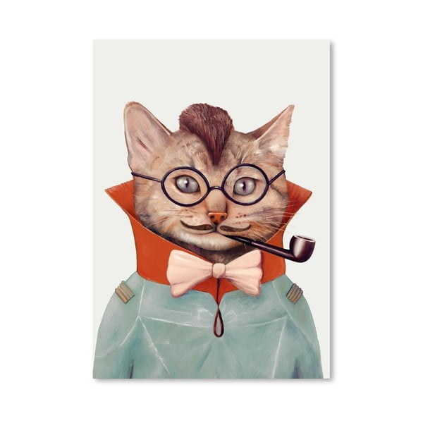 Plakát Eclectic Cat, 42x60 cm