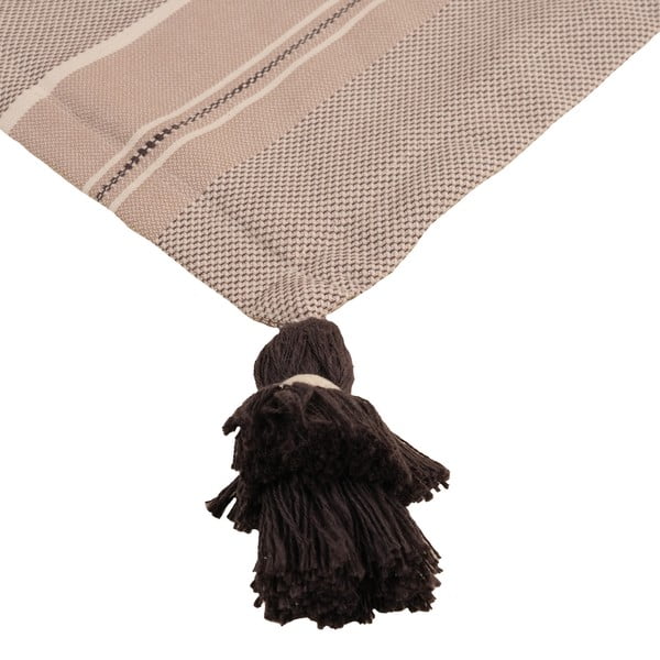 Hall ja beež puuvillane vannirätik , 70 x 130 cm Brunella - Foutastic-image-2