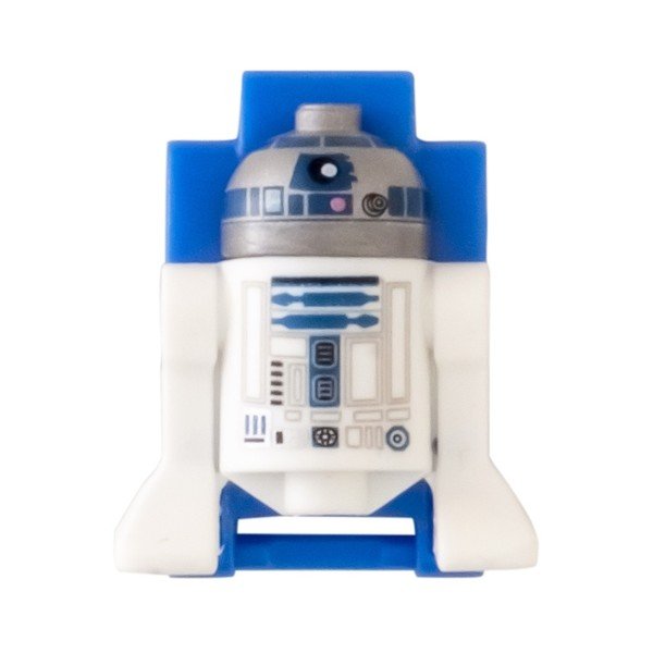 Laste sini-must-valge kell koos Star Wars R2D2 figuuriga - LEGO®-image-2