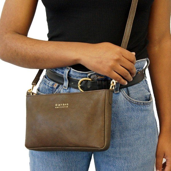 Kožená kabelka The Betsy Naked, zelená-image-3