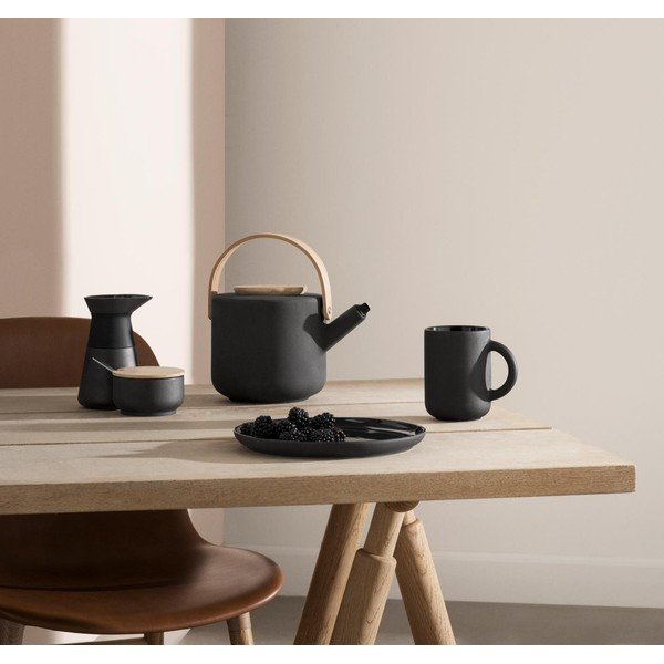Must keraamiline teekann 1,25 l Theo - Stelton-image-1