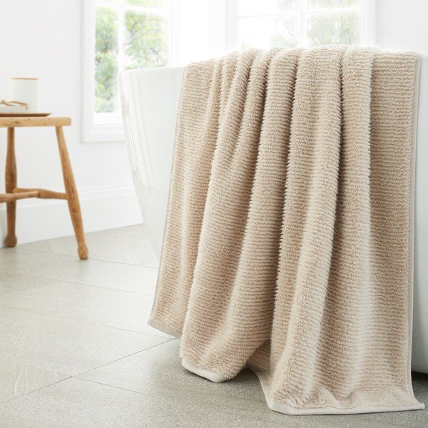 Beež puuvillane vannirätik 100x150 cm Soft Zero Twist Spa Towel - Bianca-image-1