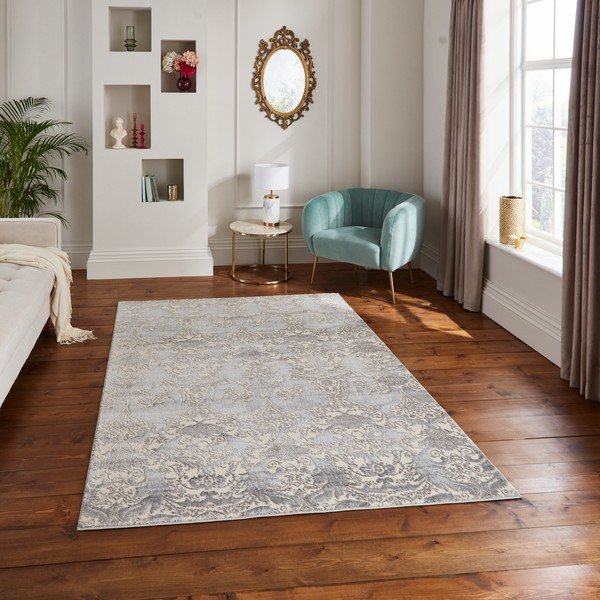 Hall-kreem vaip 160x235 cm Imperial Grey - Think Rugs-image-1