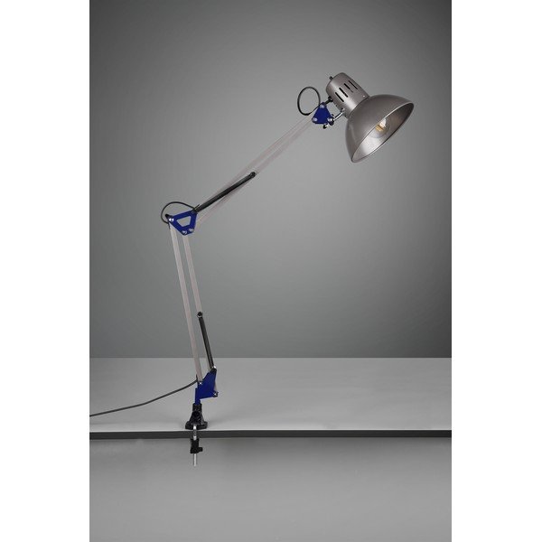 Laualamp painduva konstruktsiooniga/klambriga hõbedases värvitoonis (kõrgus 73,5 cm) Tajo - Trio-image-2