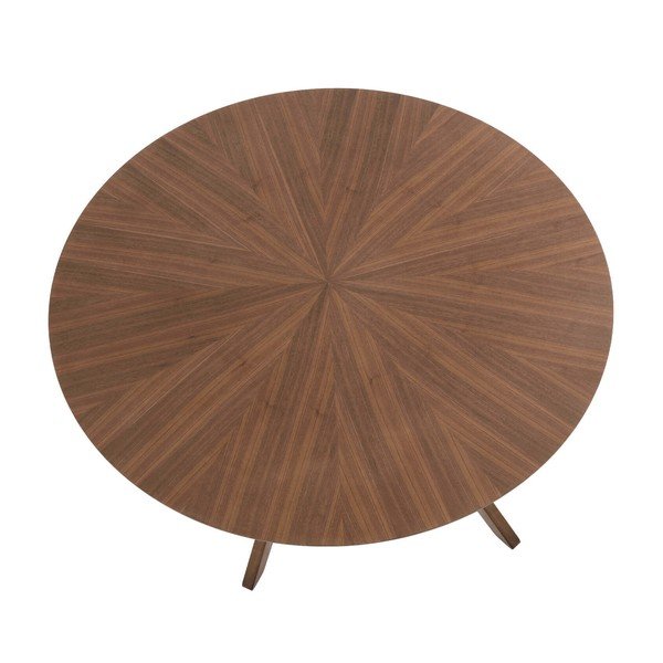 Jídelní stůl v ořechovém dekoru sømcasa Carmel, ⌀ 120 cm-image-4