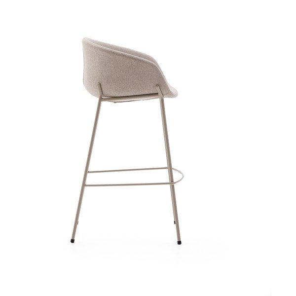 Beež baaritool (istme kõrgus 75 cm) Yvette - Kave Home-image-4