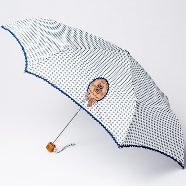 Skládací deštník Alvarez Vichy Grey Illustration