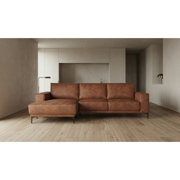 Pruun kunstnahast nurgadiivan (vasak nurk) Copenhagen - Scandic-image-4