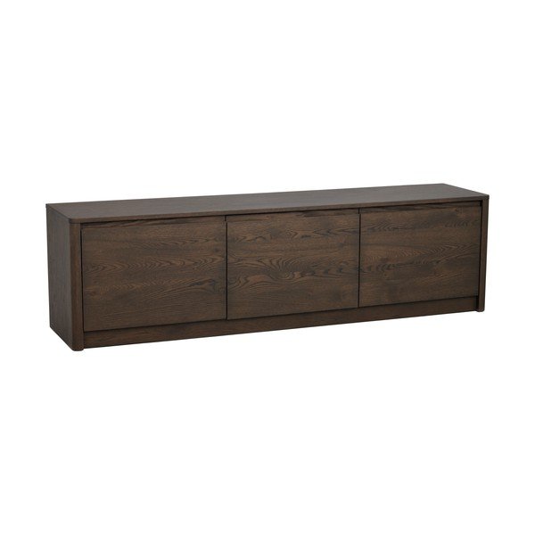 Tumeda naturaalse tammepuust kummut 180x50x40 cm Melstone - Rowico