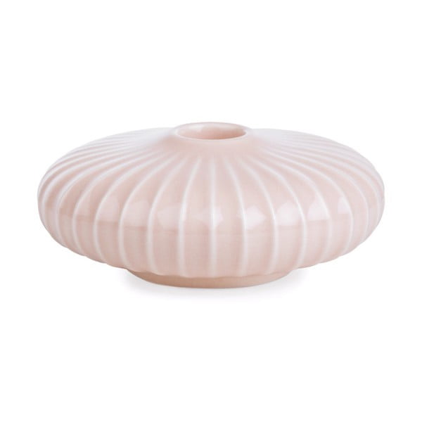 Růžový porcelánový svícen Kähler Design Hammershoi, ⌀ 11,5 cm