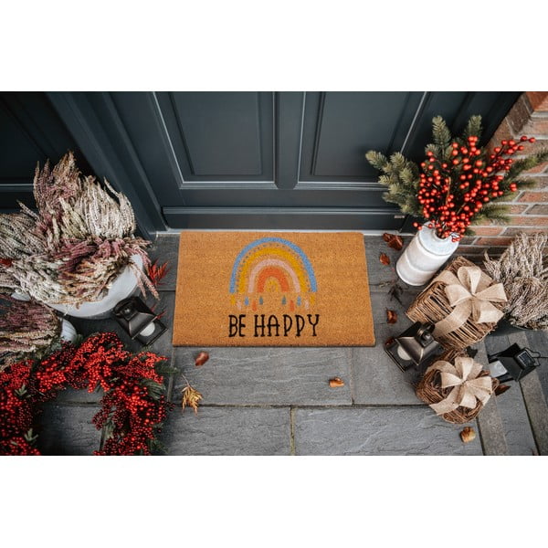 Kookoskiududest uksematt 40x70 cm Be Happy – Hanse Home-image-1