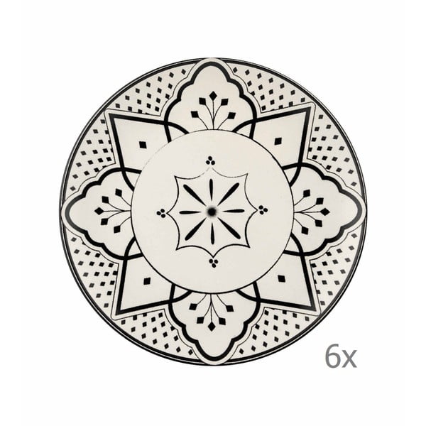6 taldriku komplekt Maroc Pasta portselanist magustoidutaldrikud, ⌀ 21 cm - Mia