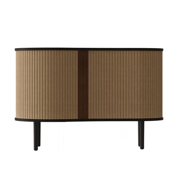 Pruun madal tamme dekooriga lükandustega kapp 100x67 cm Audacious - UMAGE-image-3