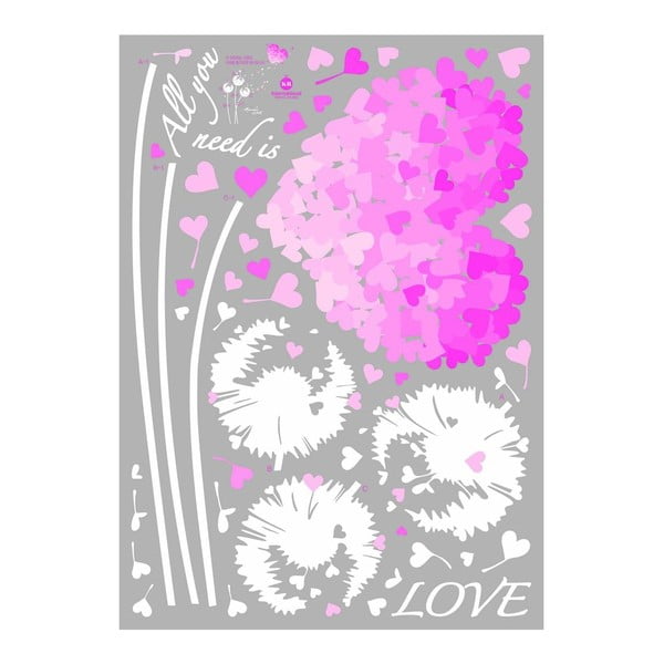 Kleebis roosa südamed - Ambiance-image-1