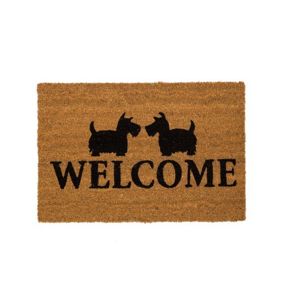 Rohožka před dveře z kokosového vlákna Unimasa Welcome