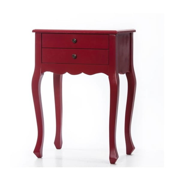 Odkládací stolek Nora Red, 52x35x72 cm