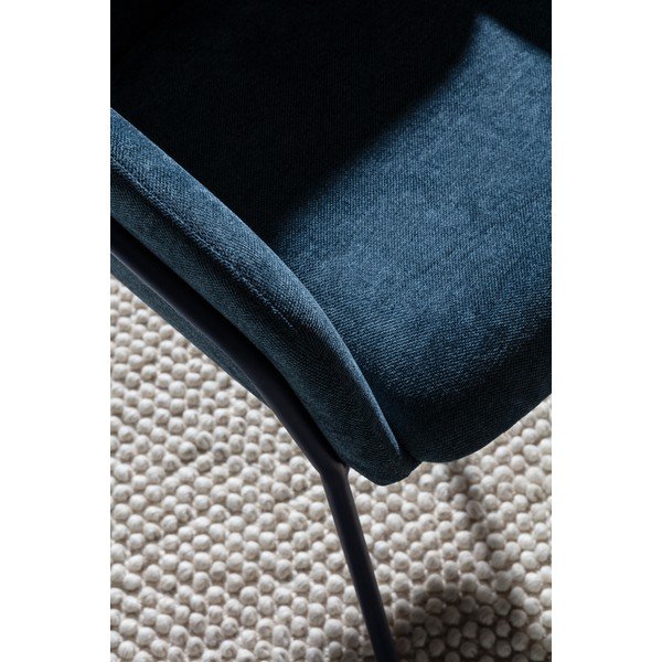 Sinised polsterdatud söögitoolid komplektis 2 tk Aslin - MOME-image-4