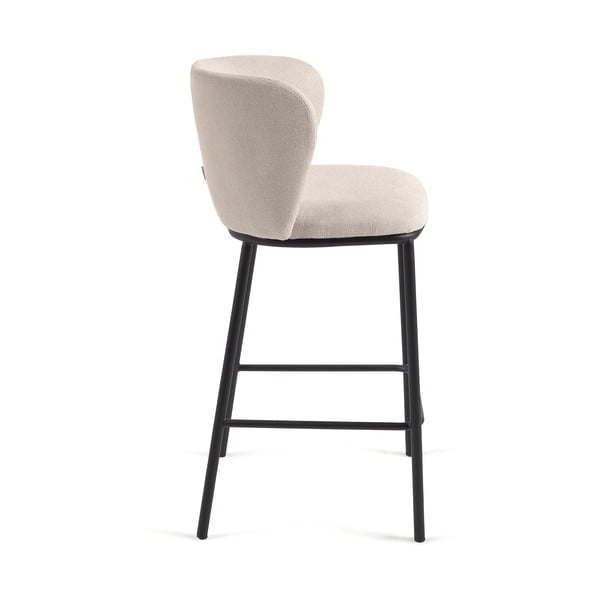 Beež baaritool (istme kõrgus 65 cm) Ciselia - Kave Home-image-3