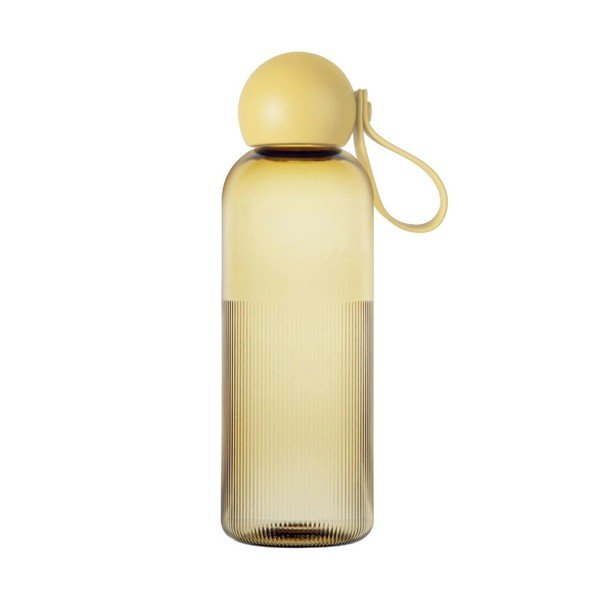 Kollane reisipudel taaskasutatud plastist 600 ml Ture - Sagaform